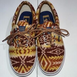 Vans and Pendleton collaboration Aztec, Tribal Skate Sneakers size 9